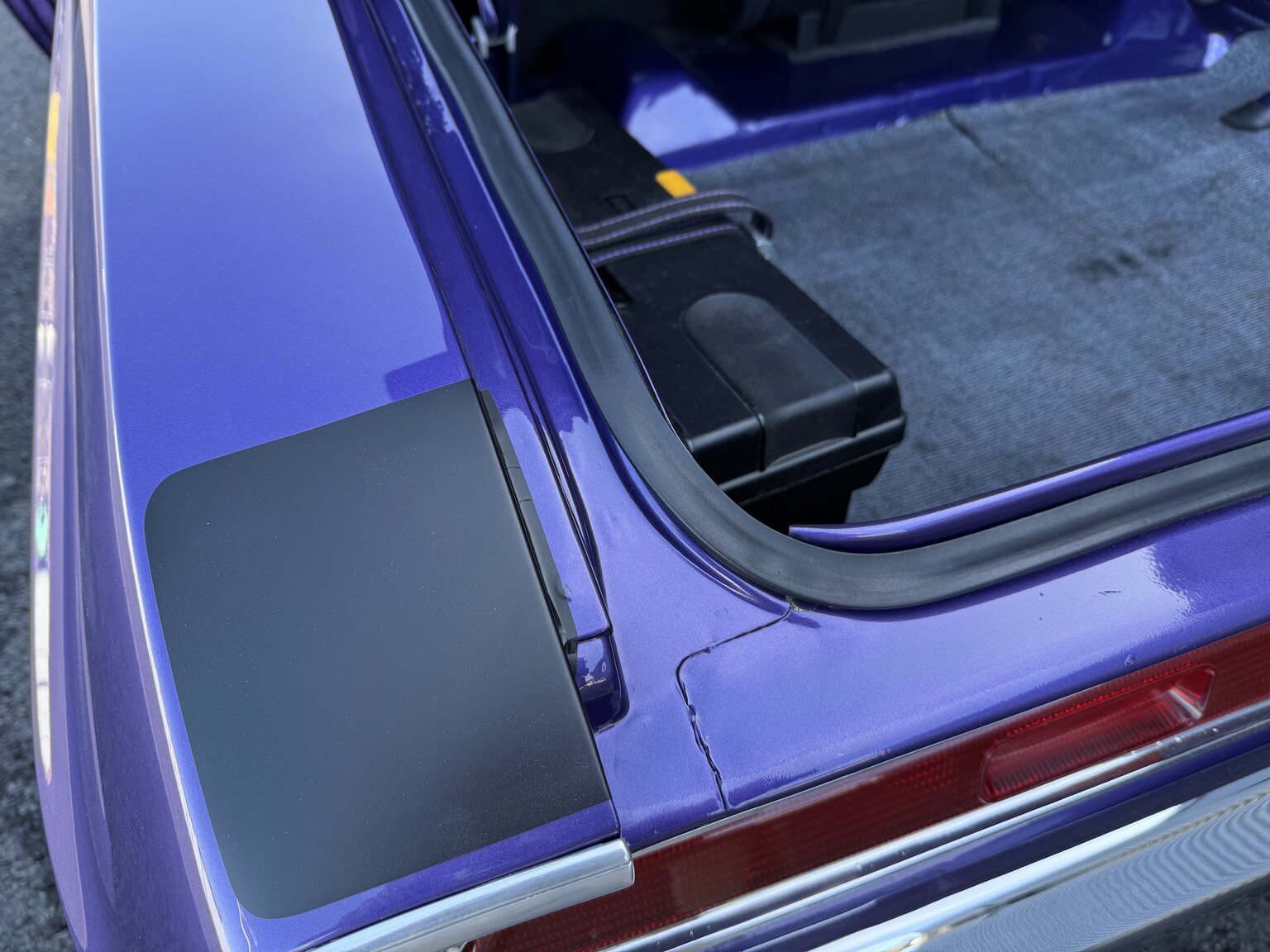 Interiörbild 1970 Dodge Challenger T/A 440 cui
