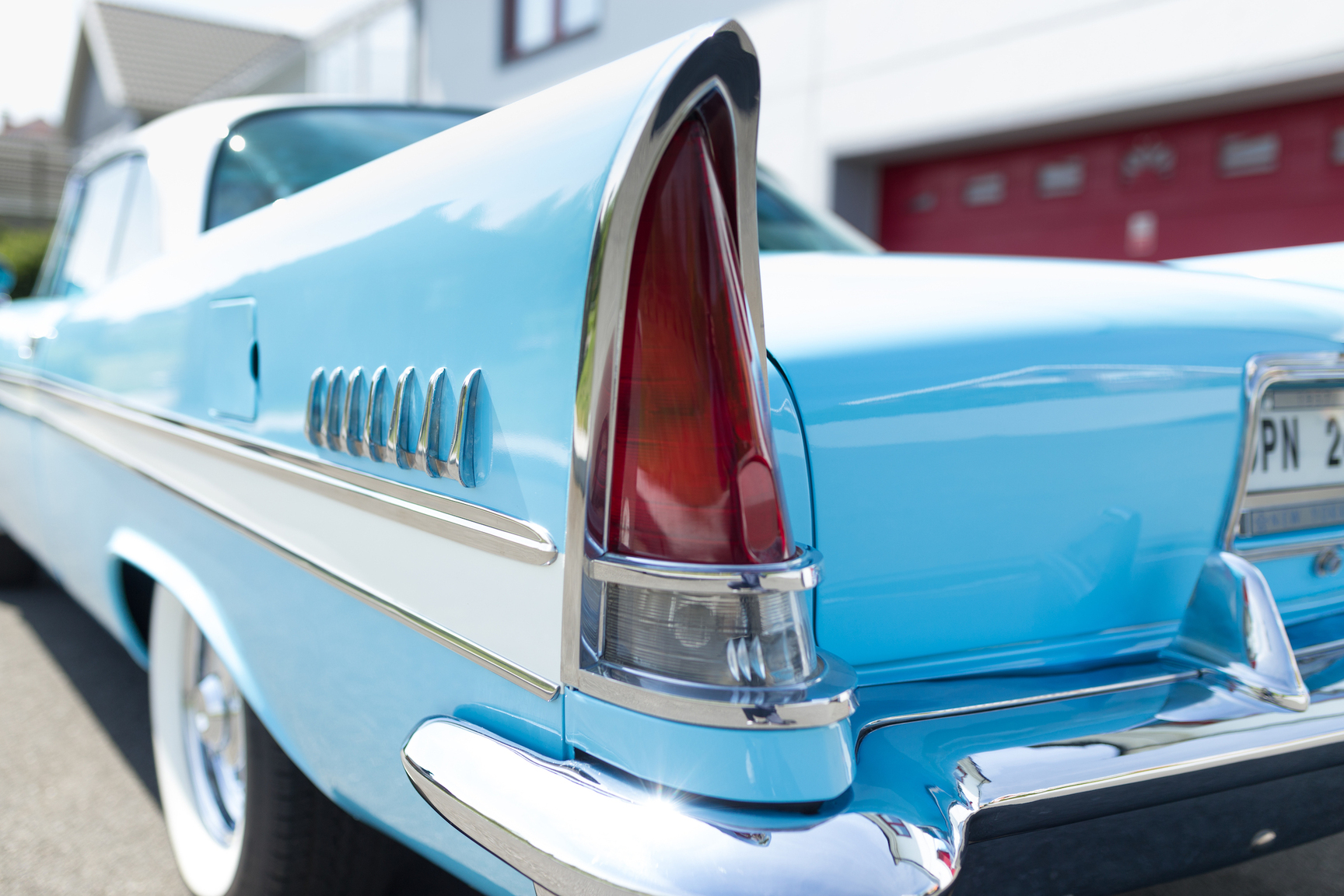 Exteriörbild på 1957 Chrysler New Yorker
