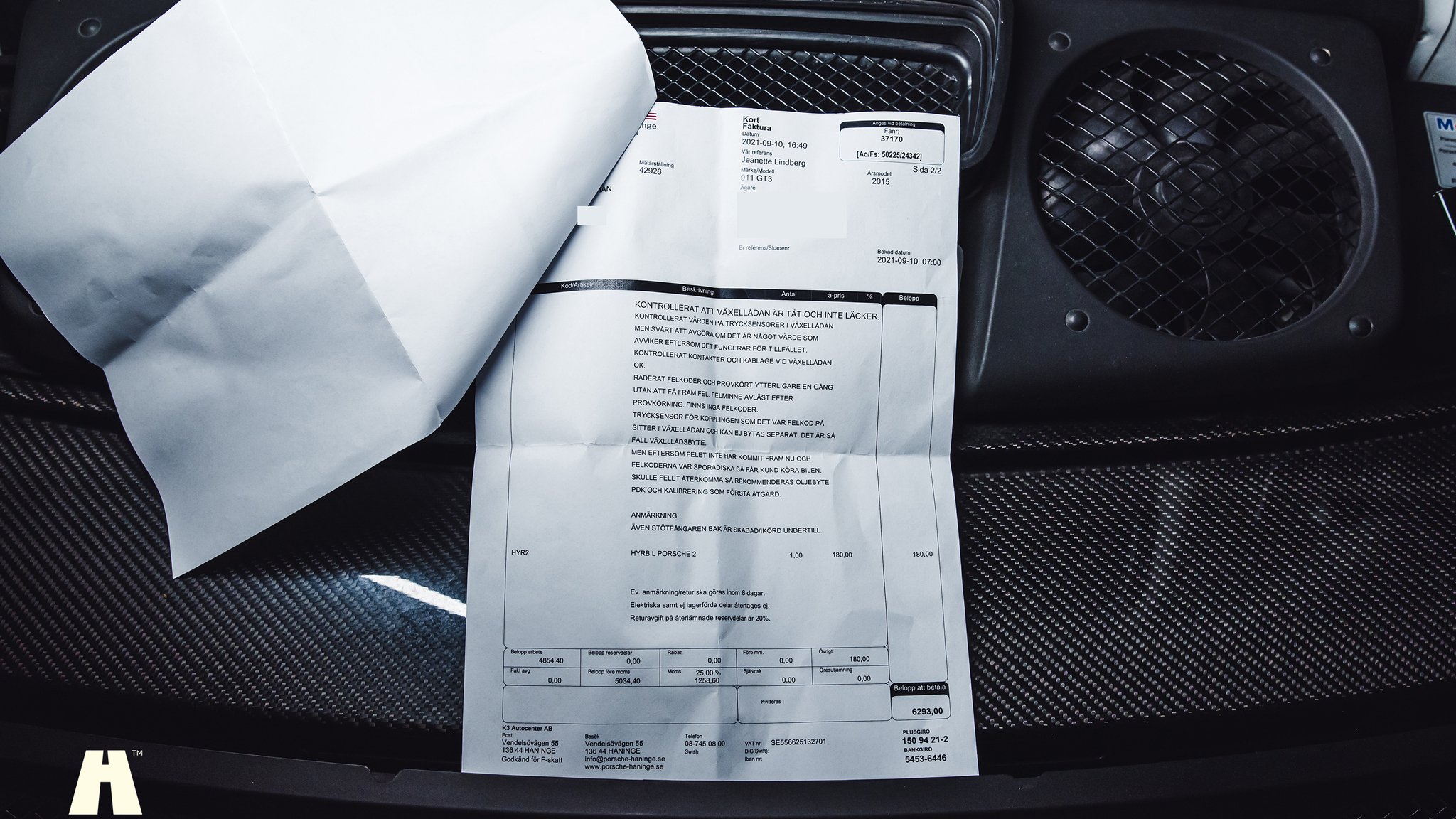 Dokumentation för 2015 Porsche 991 GT3 2015