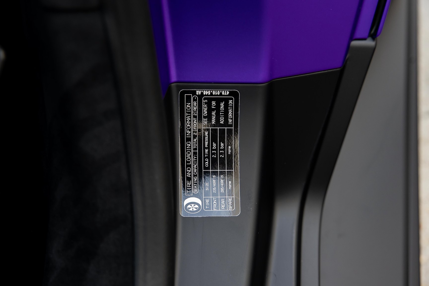 Interior image of 2023 Lamborghini Huracan Sterrato