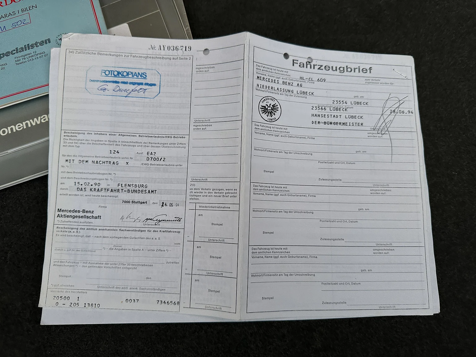 Dokumentation, 1993 Mercedes-Benz E 320 "AMG" (7)