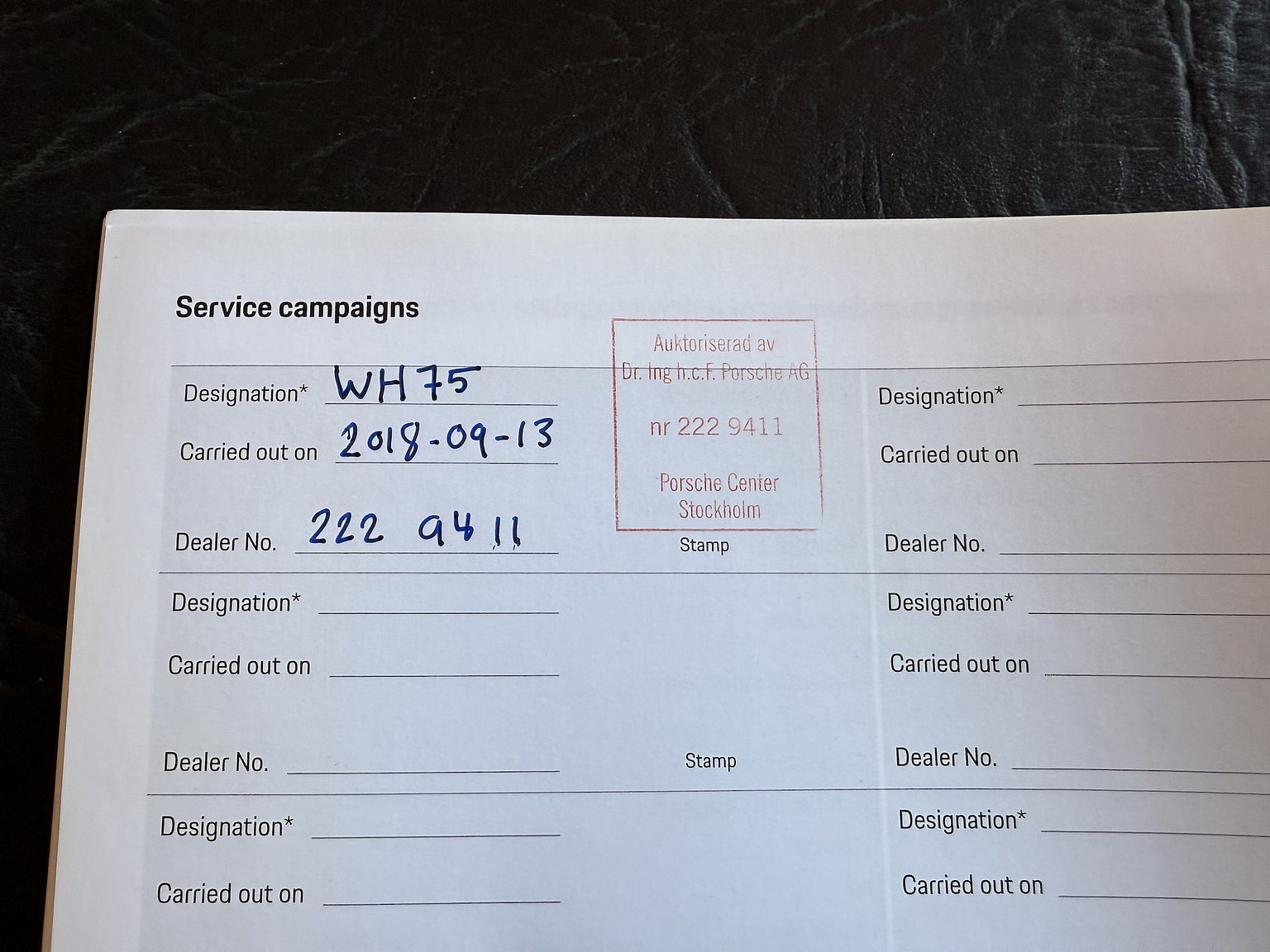 Documentation for 2018 PORSCHE 911 GT3 (7)