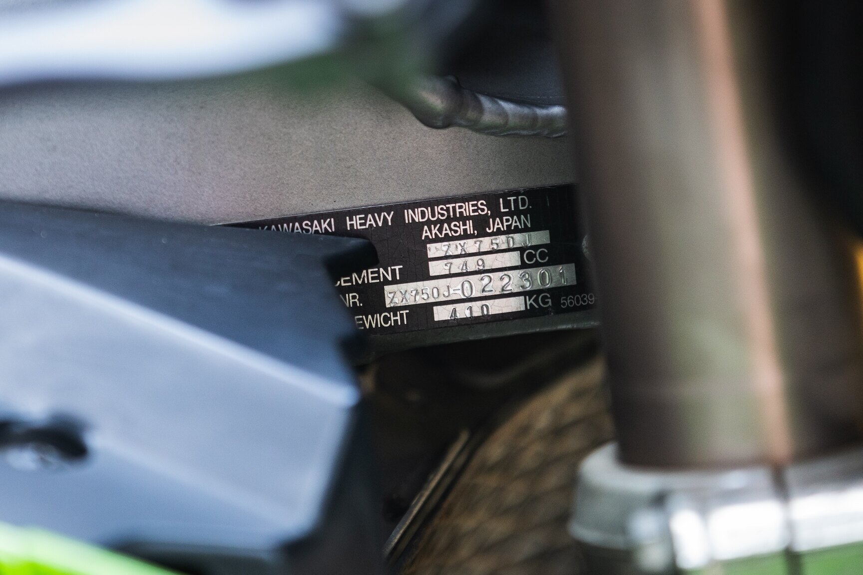 1992 Kawasaki ZX 750 J, Mekanik