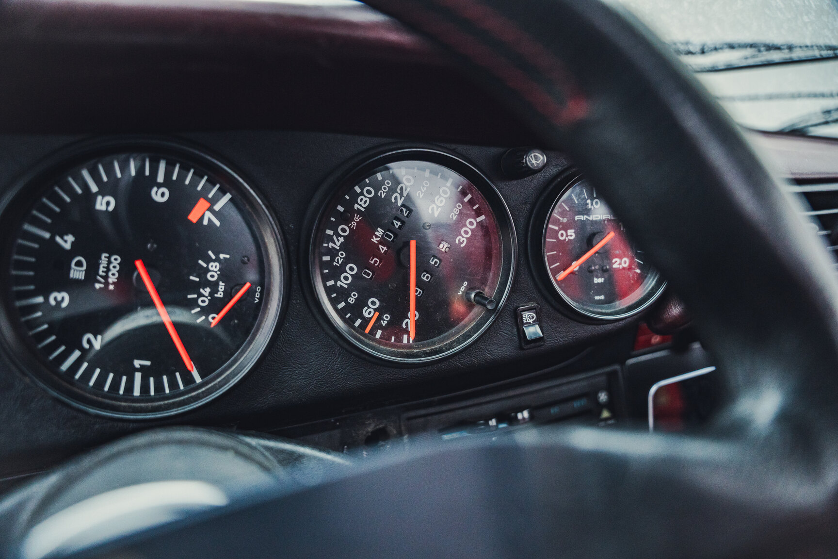 Interiörbild 1978 Porsche 911 930 Turbo