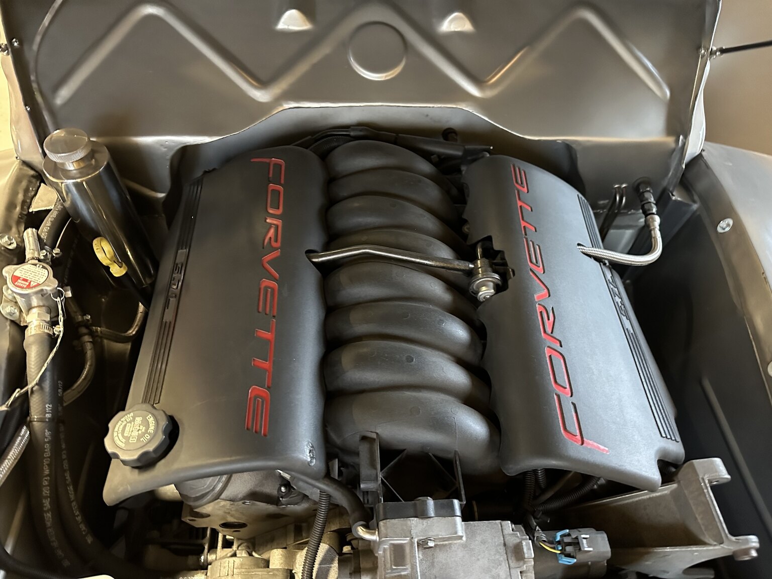 Image of 1939 Custom Ford Fordor "Forvette" mechanics