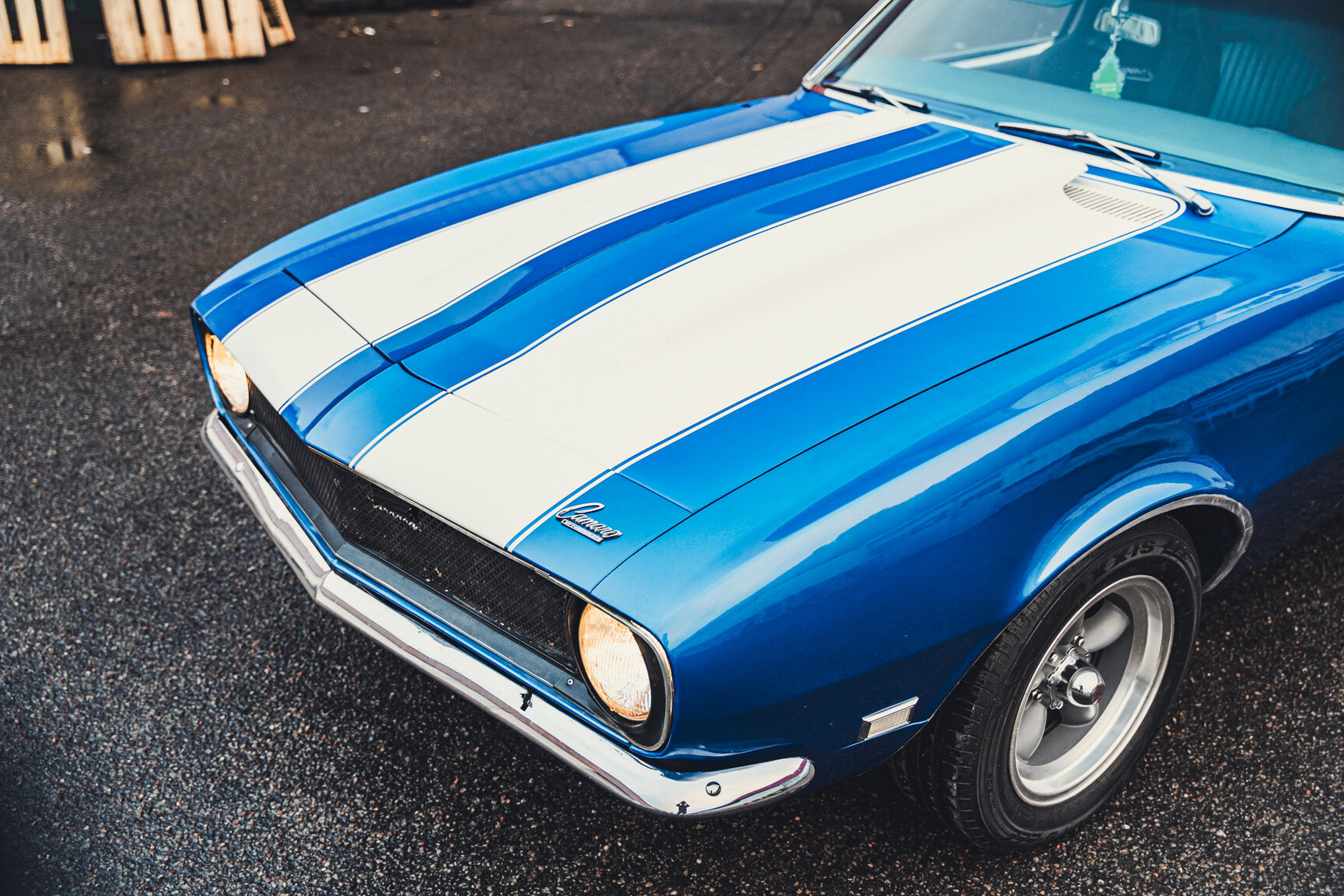 Exteriörbild på 1968 Chevrolet Camaro - Ett sista race