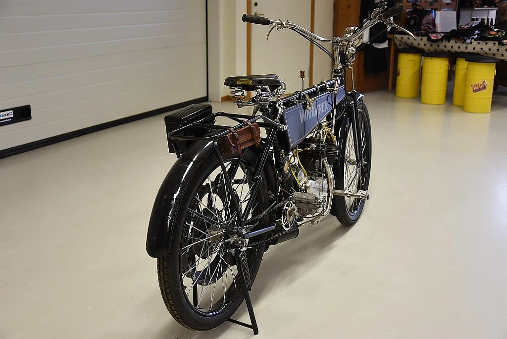 Bild von 1913 Wanderer 3PS V-Twin välrenoverad mc svensksåld från Falun (4)