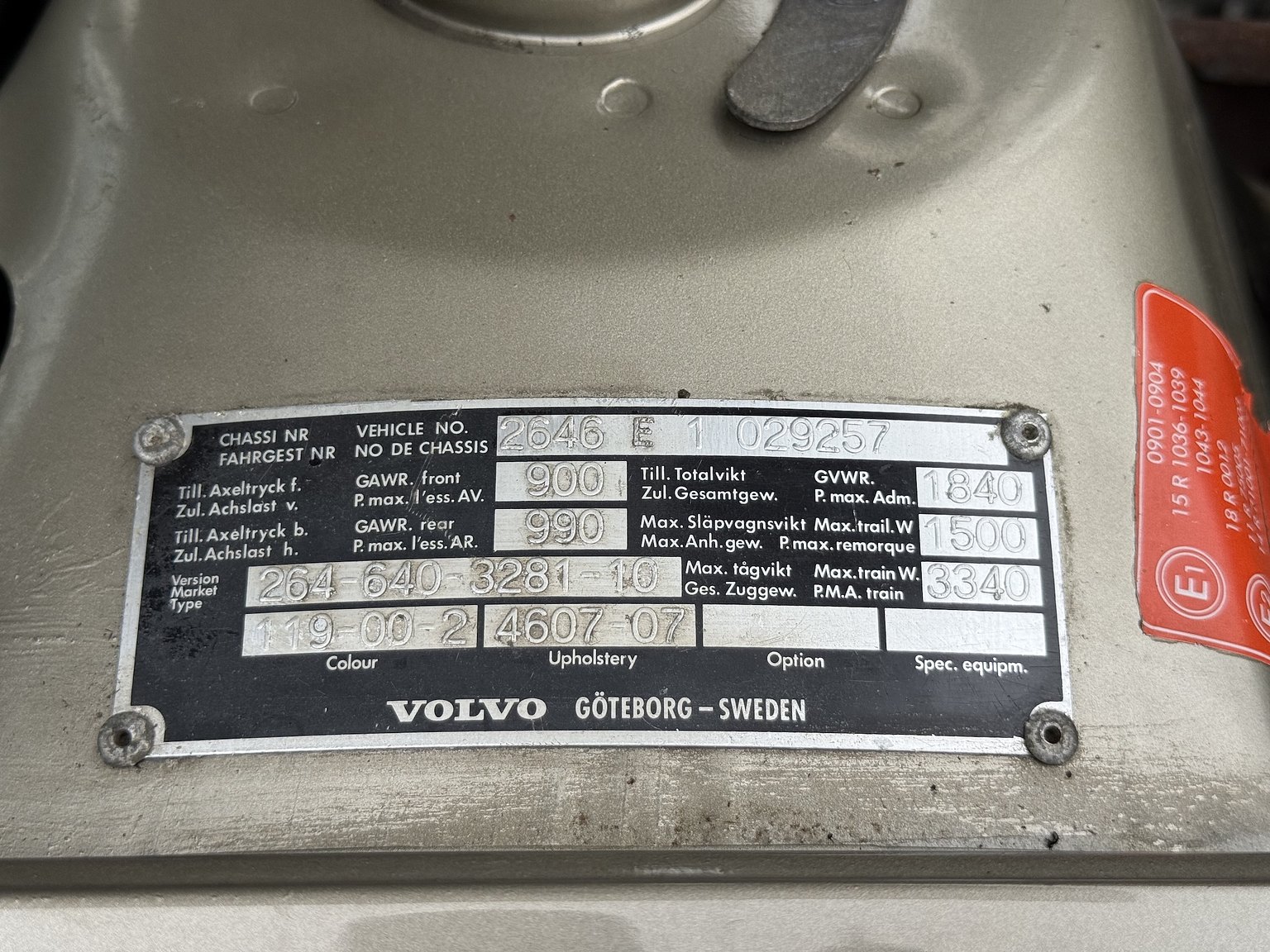 Image of 1976 Volvo 264 V6 GL Automatisk mechanics