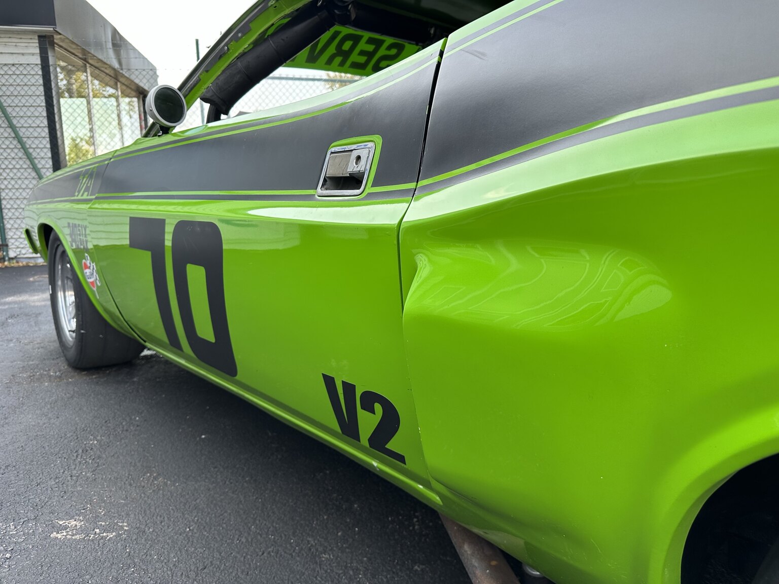 Exteriörbild på 1970 Dodge Challenger Race Car