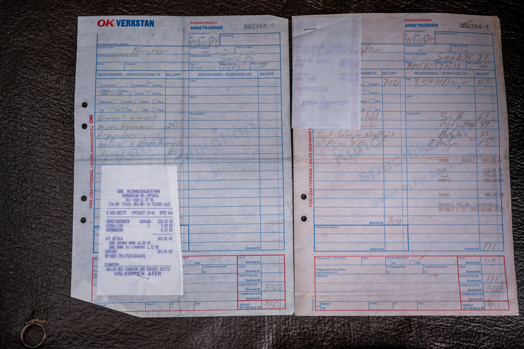 Dokumentation, 1979 Saab 96 GL