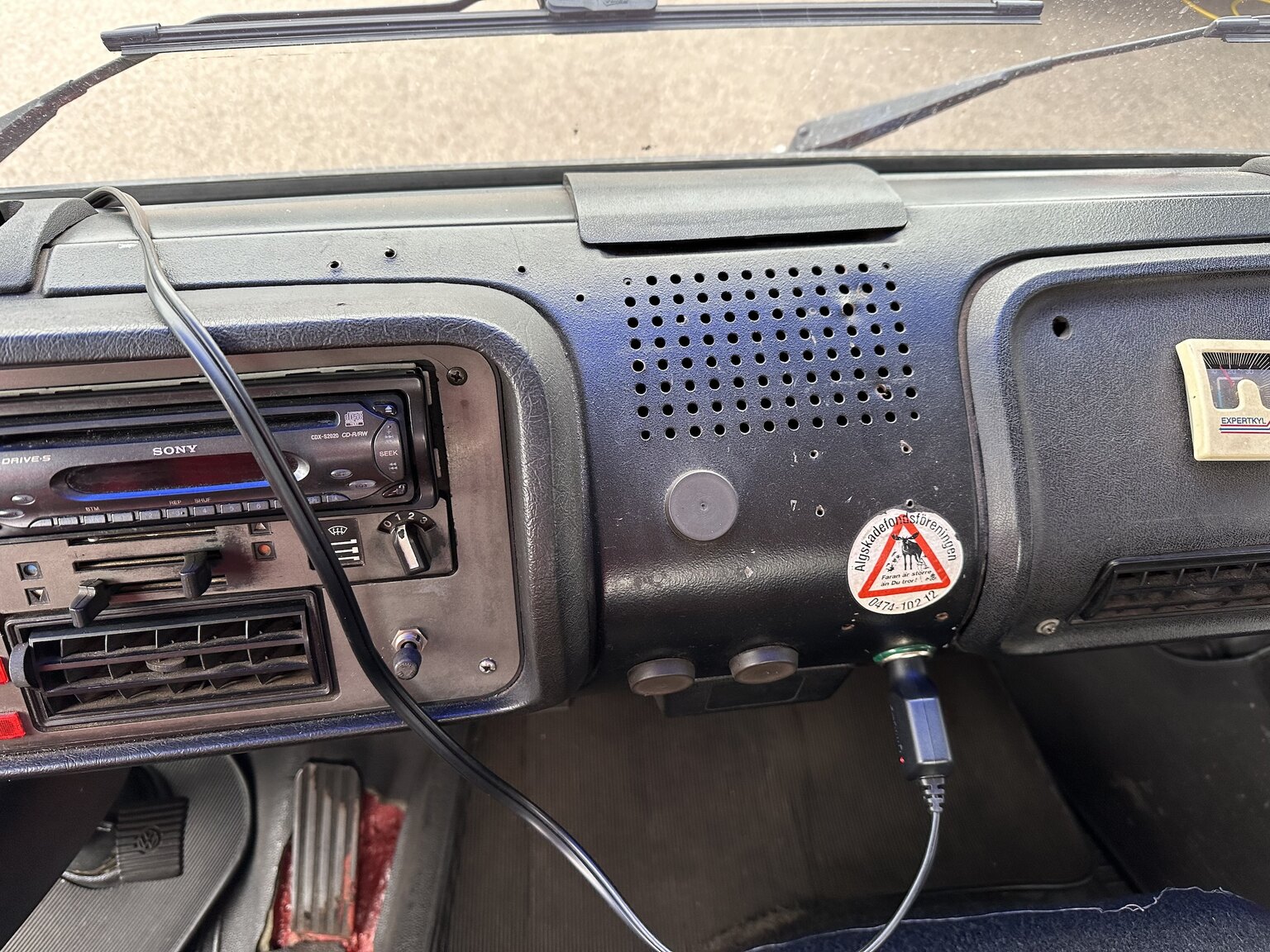 Interiörbild 1983 Volkswagen LT46 bärgare (14)