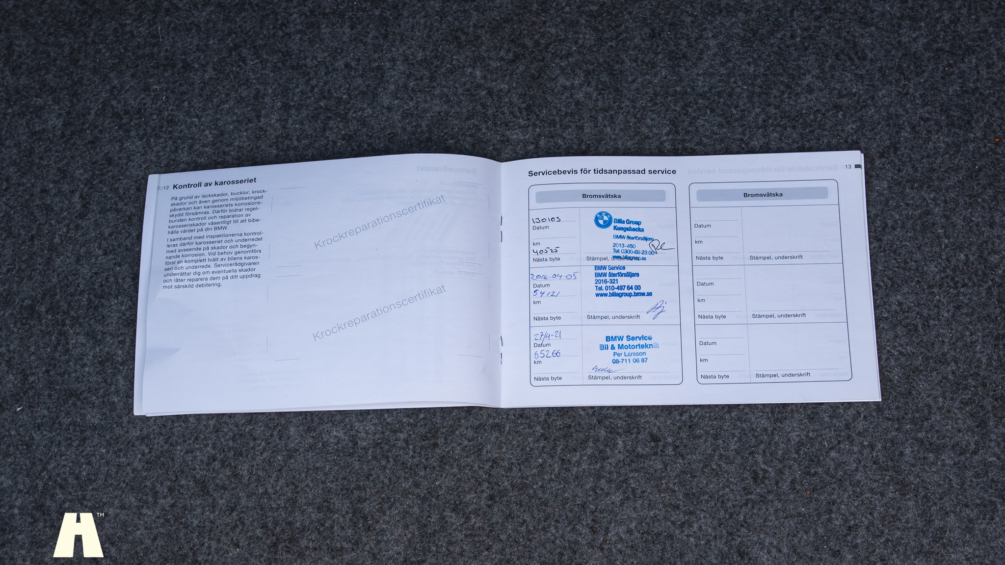 Dokumentation för 2005 BMW 320ci M-sport Cabriolet