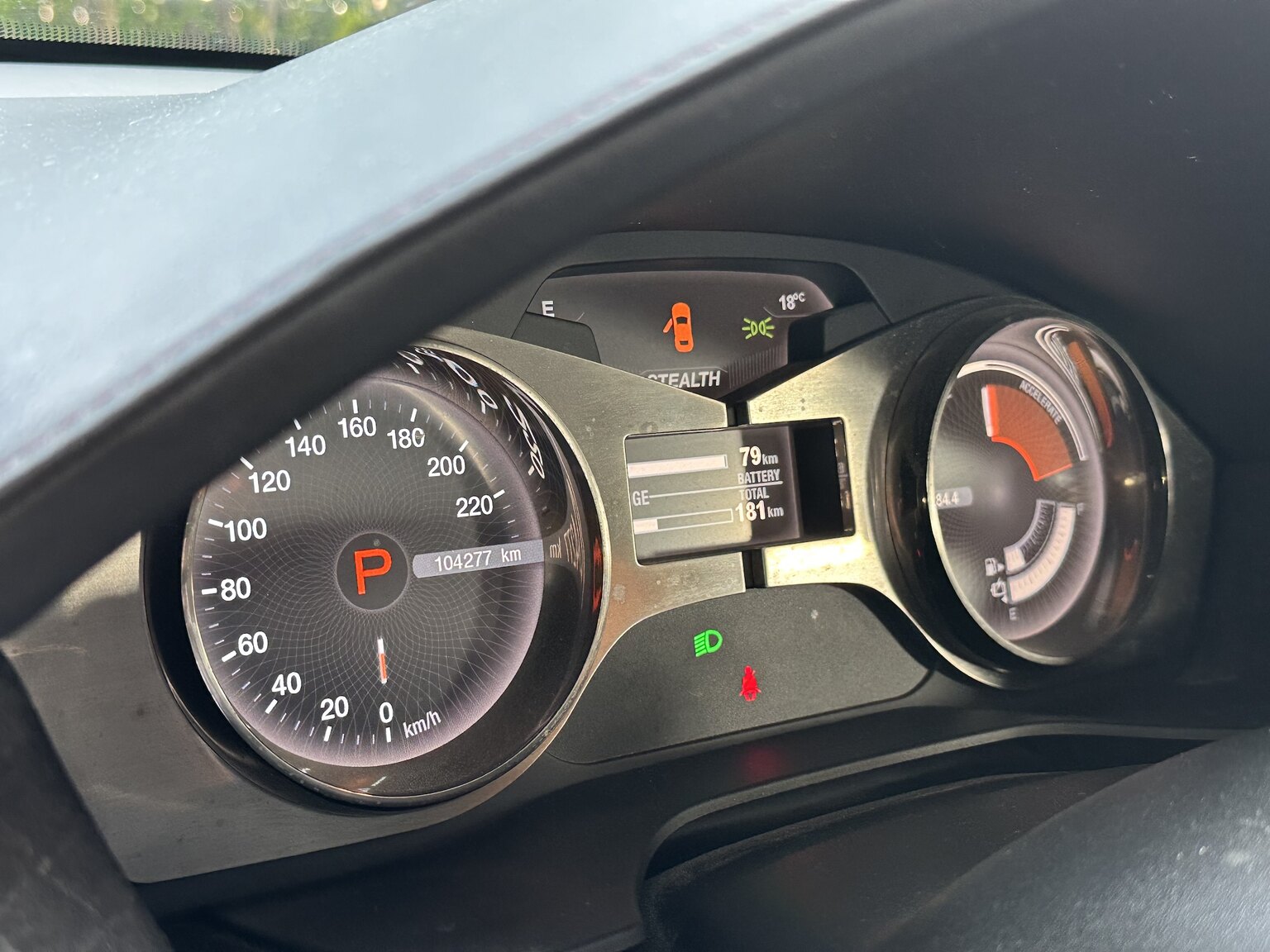 Interiörbild 2012  Fisker Karma