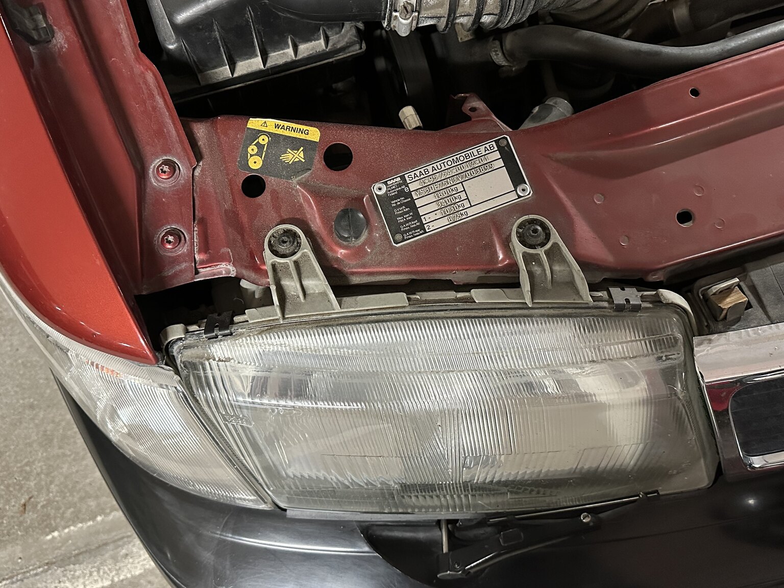 1997 Saab 900 Cabriolet - En ägare, Mekanik