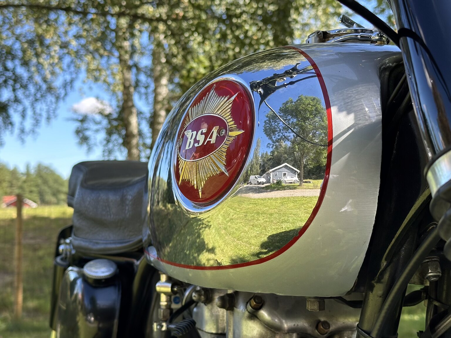 Exteriörbild på 1954  BSA A10 Deluxe