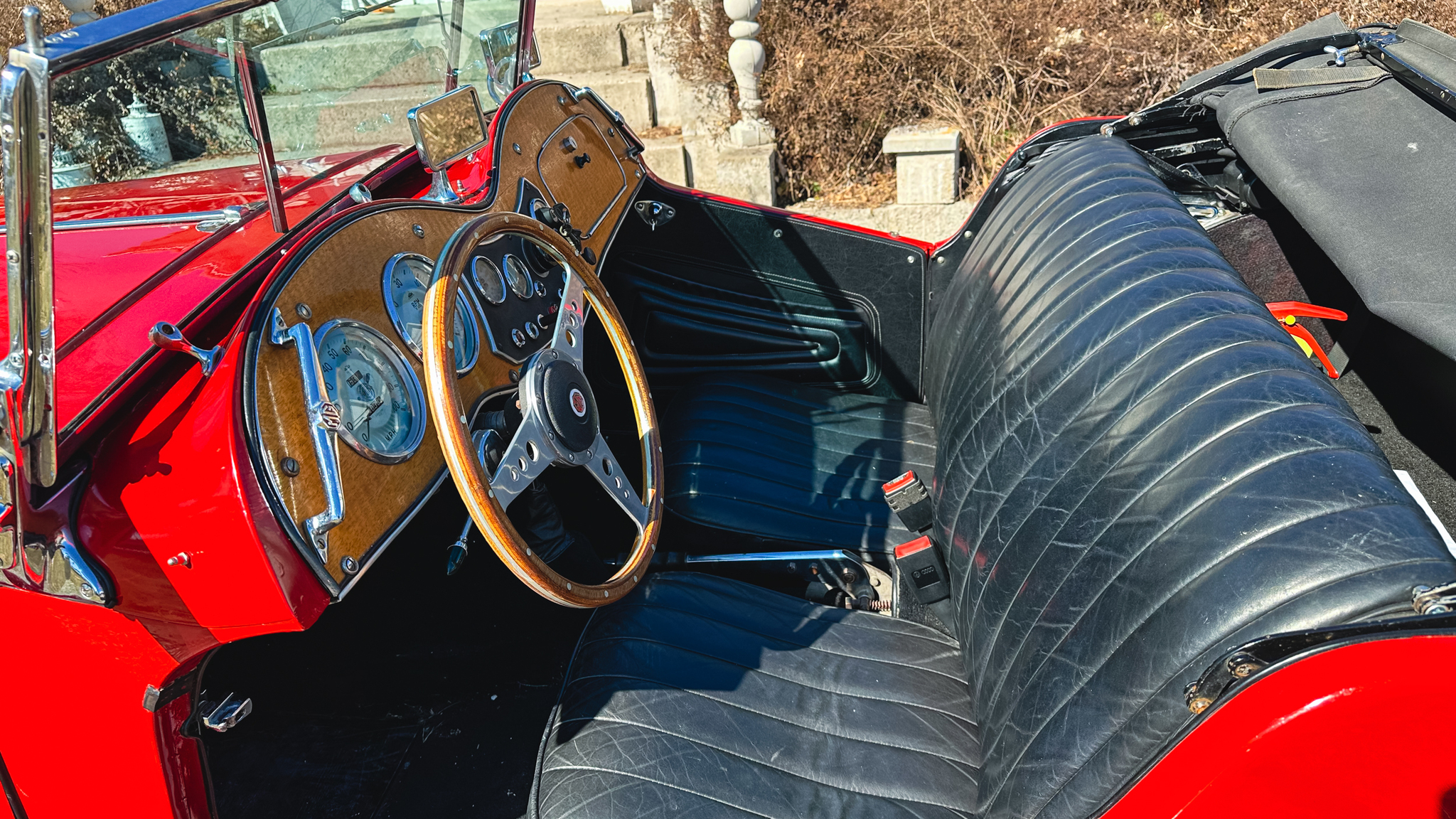 Innenraumfoto von 1951 MG TD MIDGET