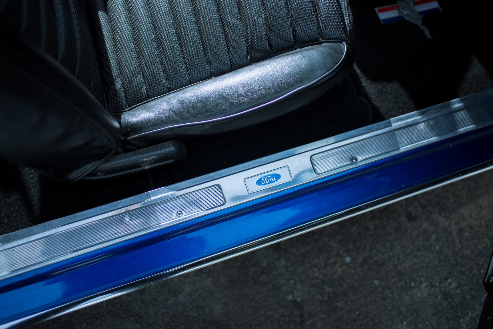 Innenraumfoto von 1969 Ford Mustang Mach 1