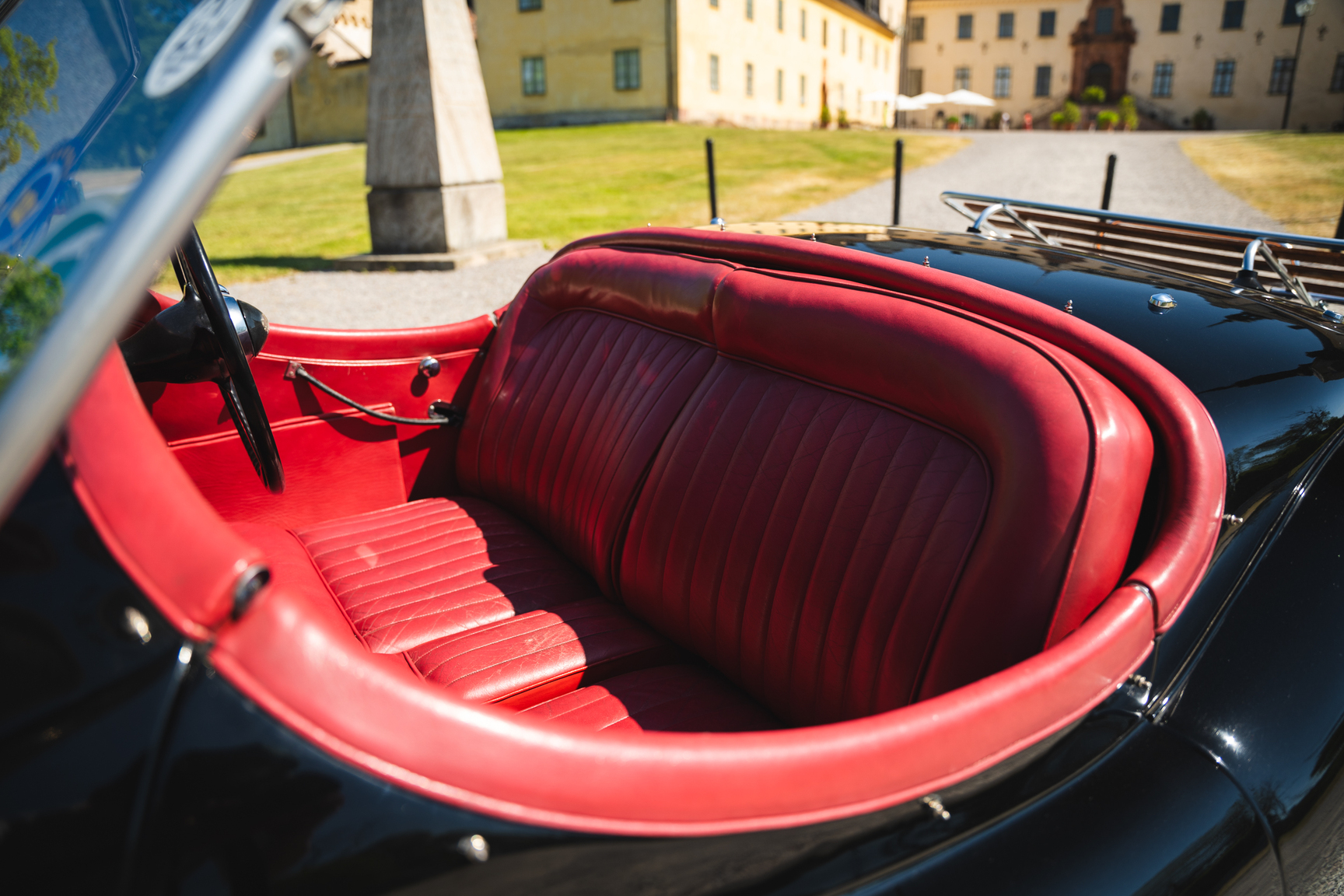 Interiörbild 1951 Jaguar XK 120