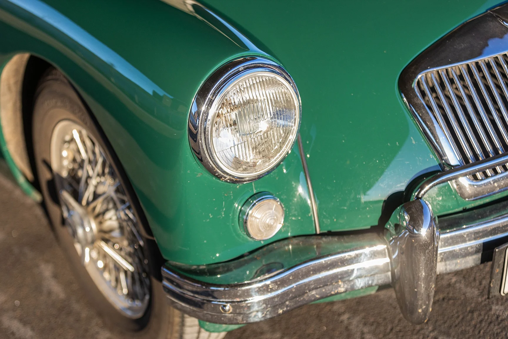 Exteriörbild på 1958 MGA 1500 Roadster (25)
