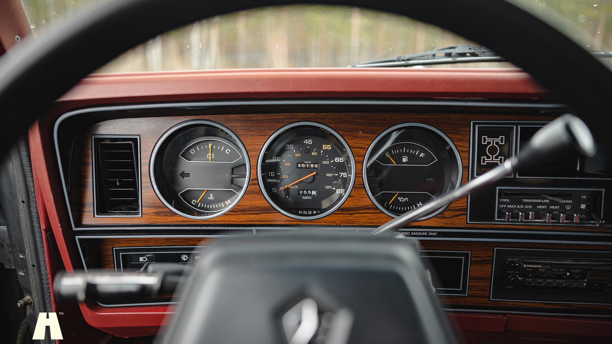 Interior image of 1986 Dodge Ramcharger