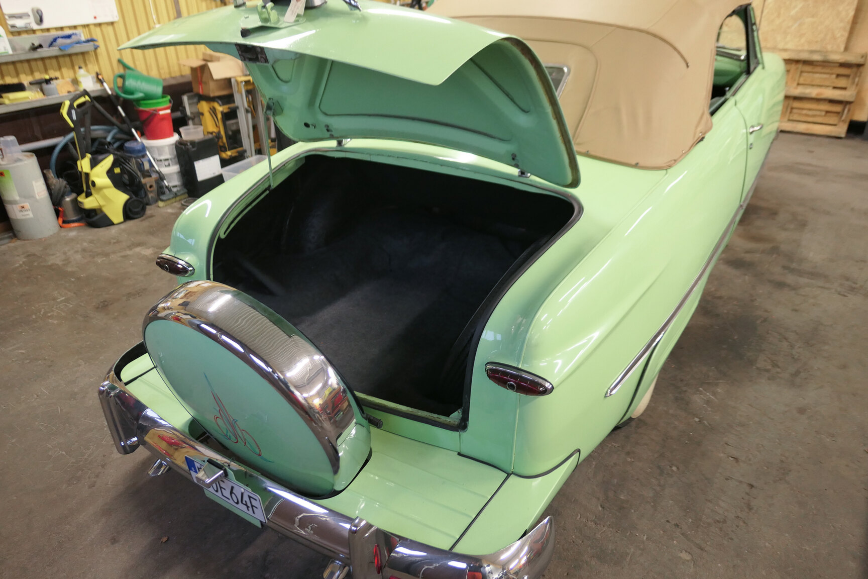 Interior image of 1949 Ford Custom Convertible