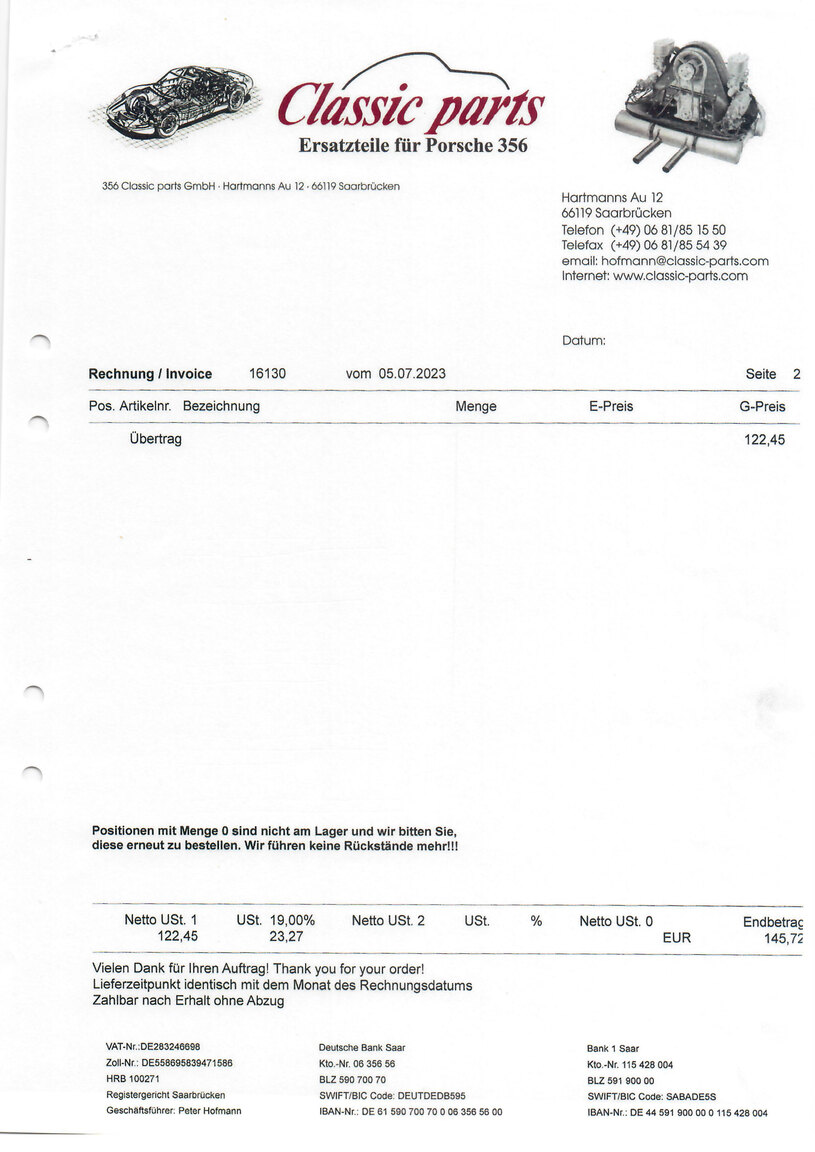 Dokumentation, 1964 Porsche 356 C (30)