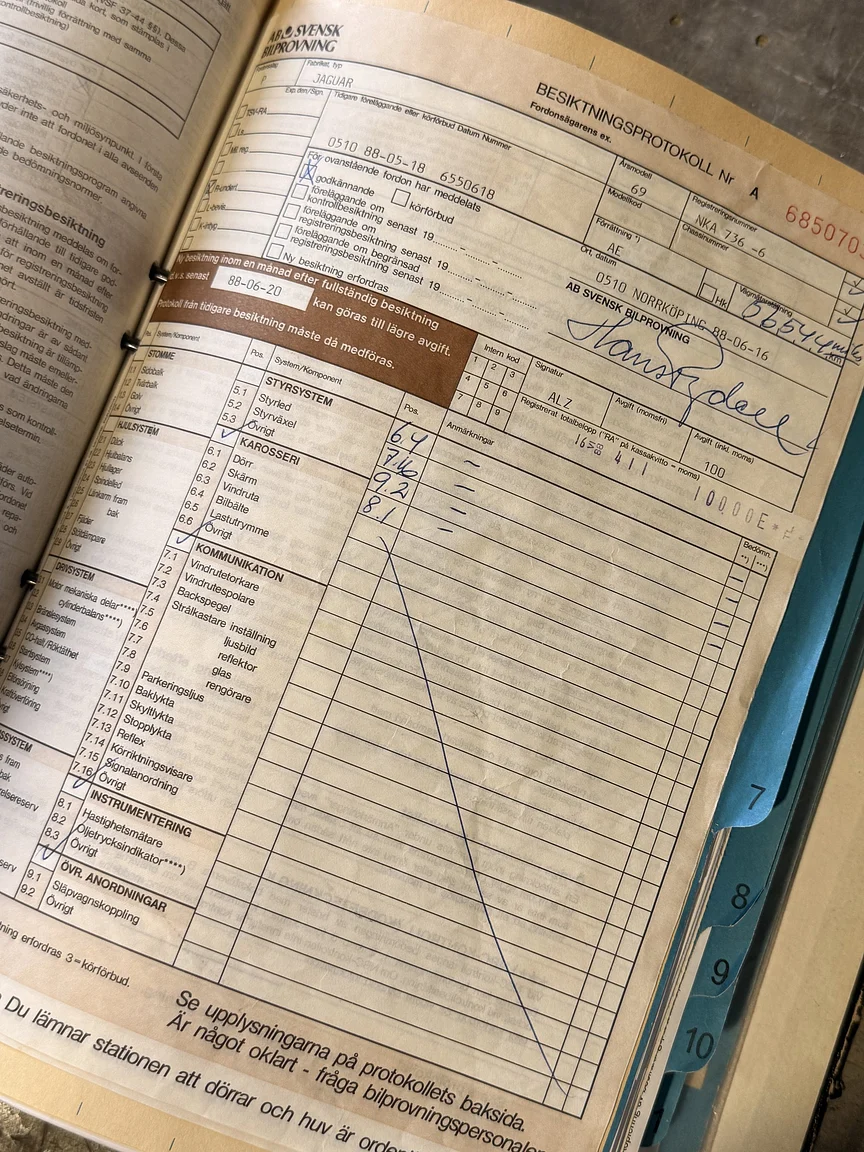 Dokumentation, 1969 Jaguar E-Type 4.2 Coupe (20)