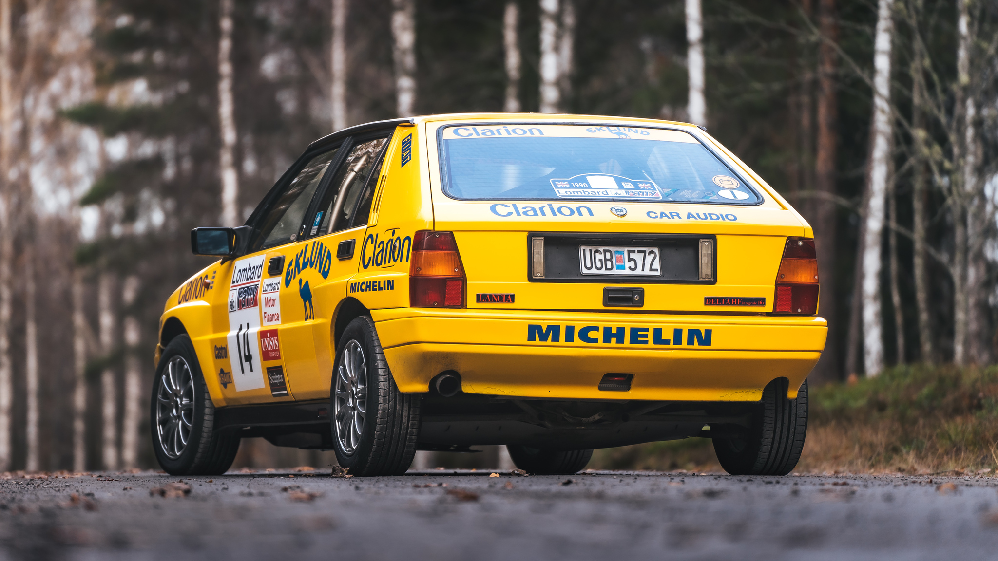 Exterior image of 1990 Lancia Delta Integrale 16V Per Eklund Replica