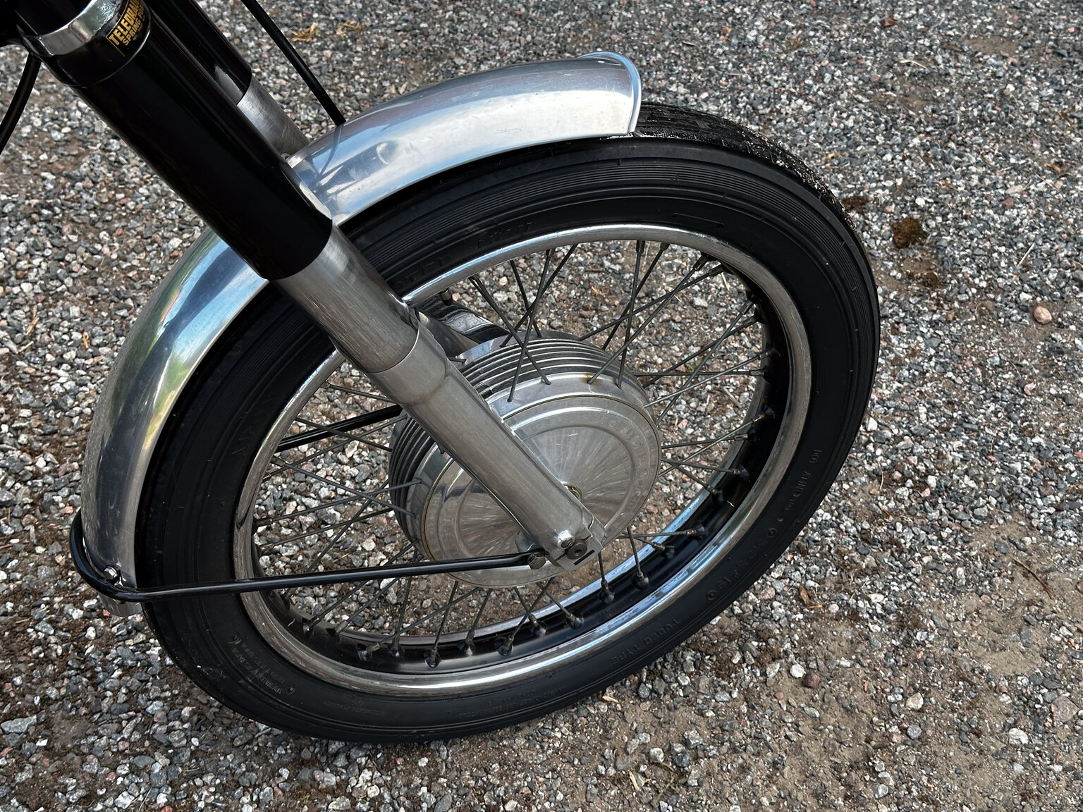 Exterior image of 1952 AJS 16MS 350cc Matchless-replica