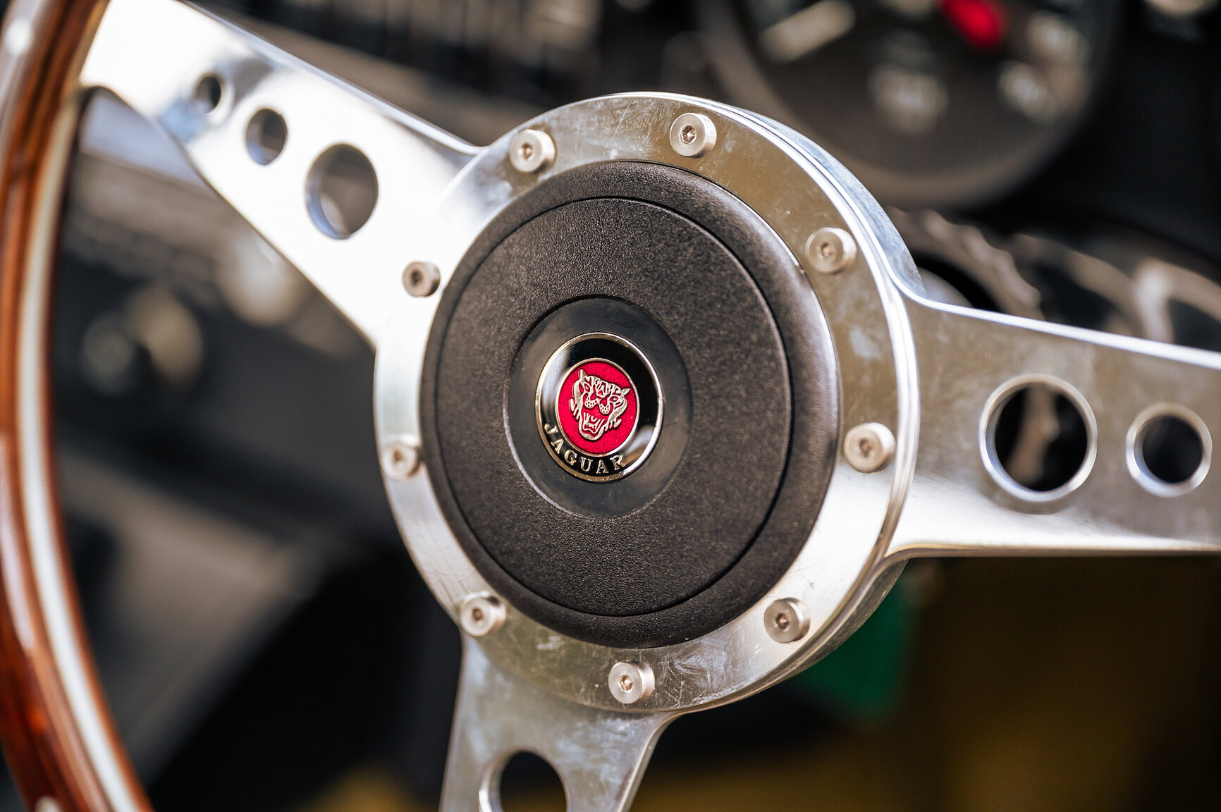 Interiörbild 1973 Jaguar E-Type V12