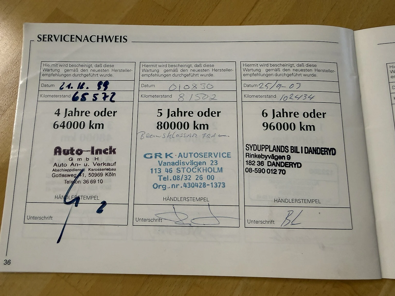 Dokumentation, 1997 Jaguar XK8 (10)