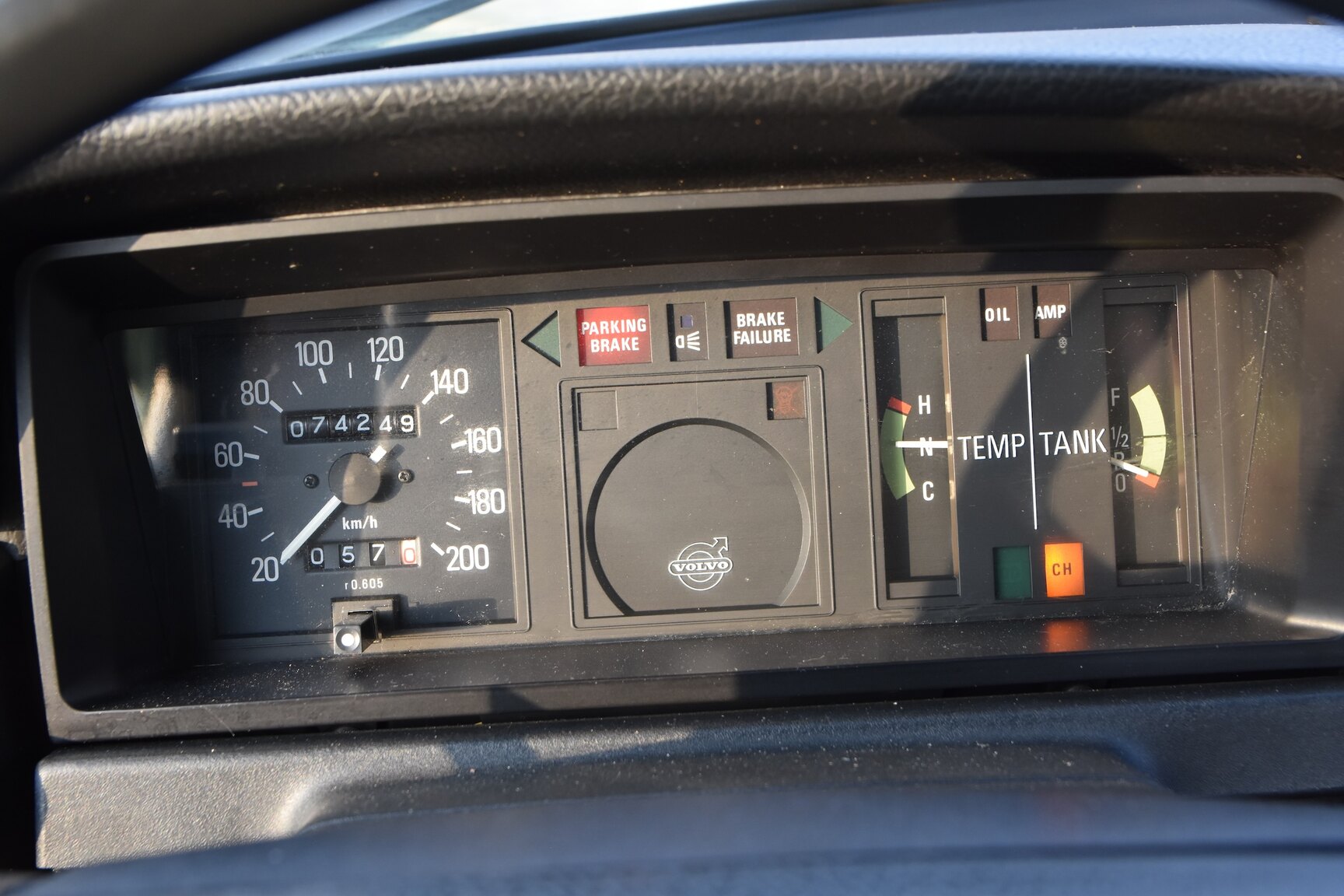 Innenraumfoto von 1975 Volvo 242