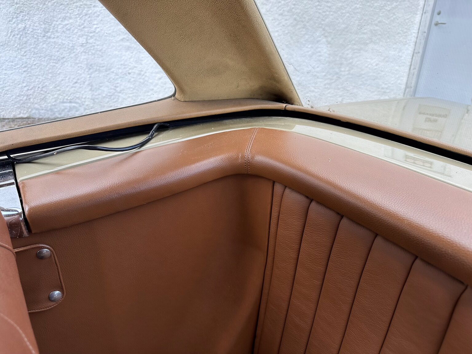 Interiörbild 1974 Mercedes benz 450 SL