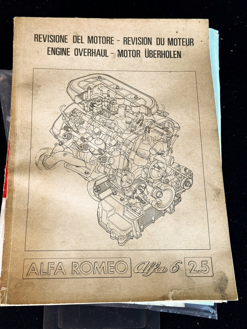 Dokumentation för 1985 Alfa Romeo GTV 6 2.5 (6)