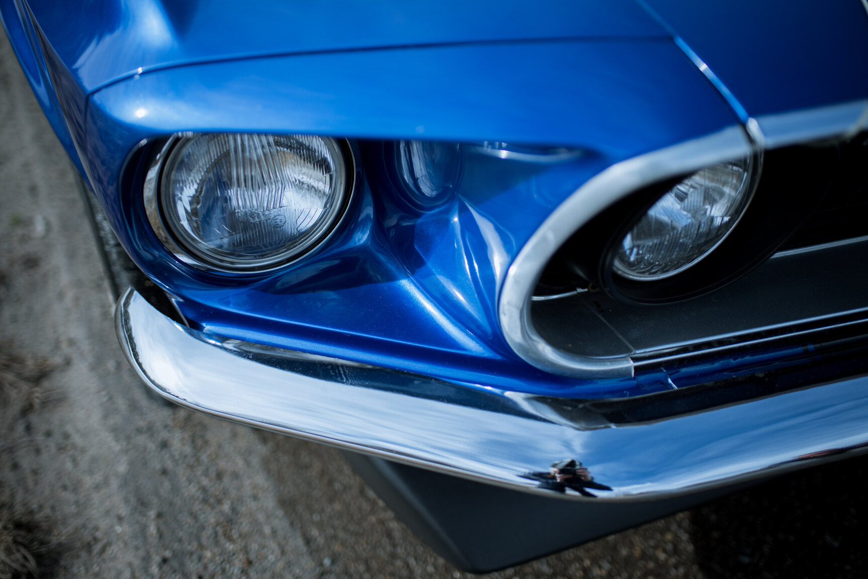 Exteriörbild på 1969 Ford Mustang Mach 1