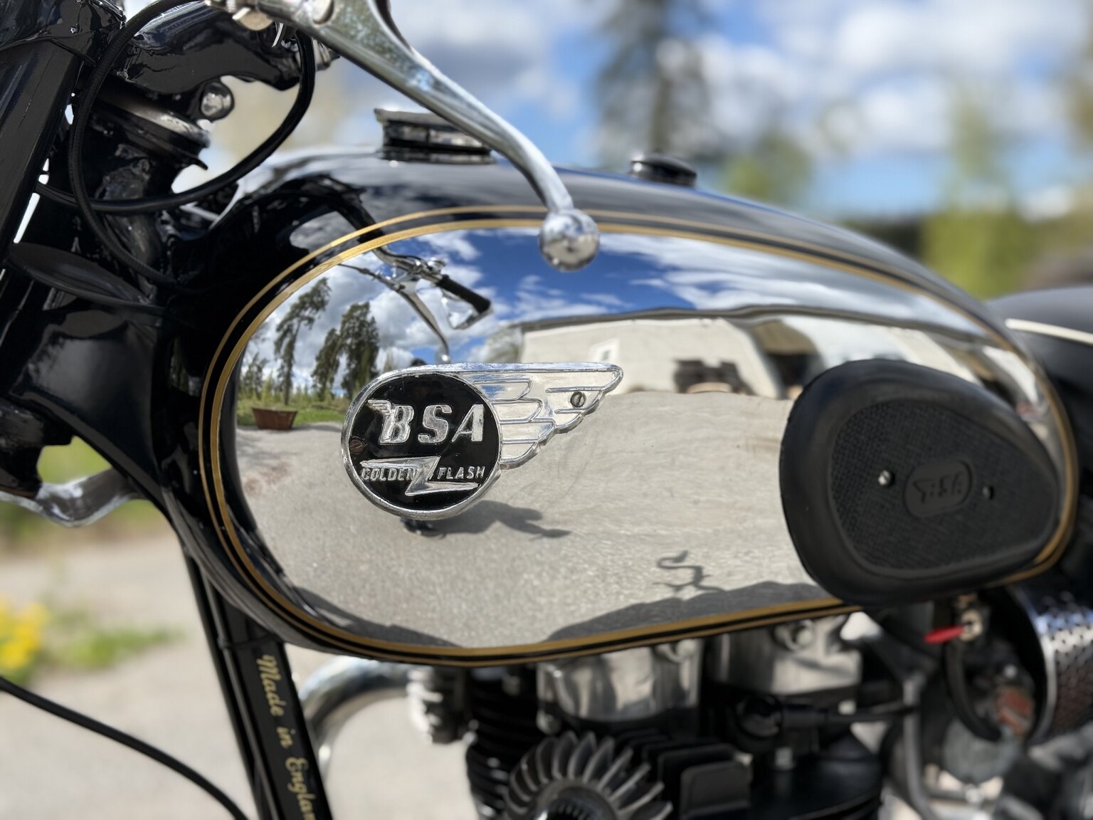 Exterior image of 1956 BSA 650 Golden Flash