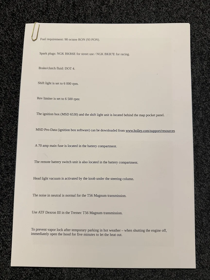 Dokumentation, 1971 Chevrolet Corvette Stingray Special 598 cui V8 795 hk (43)