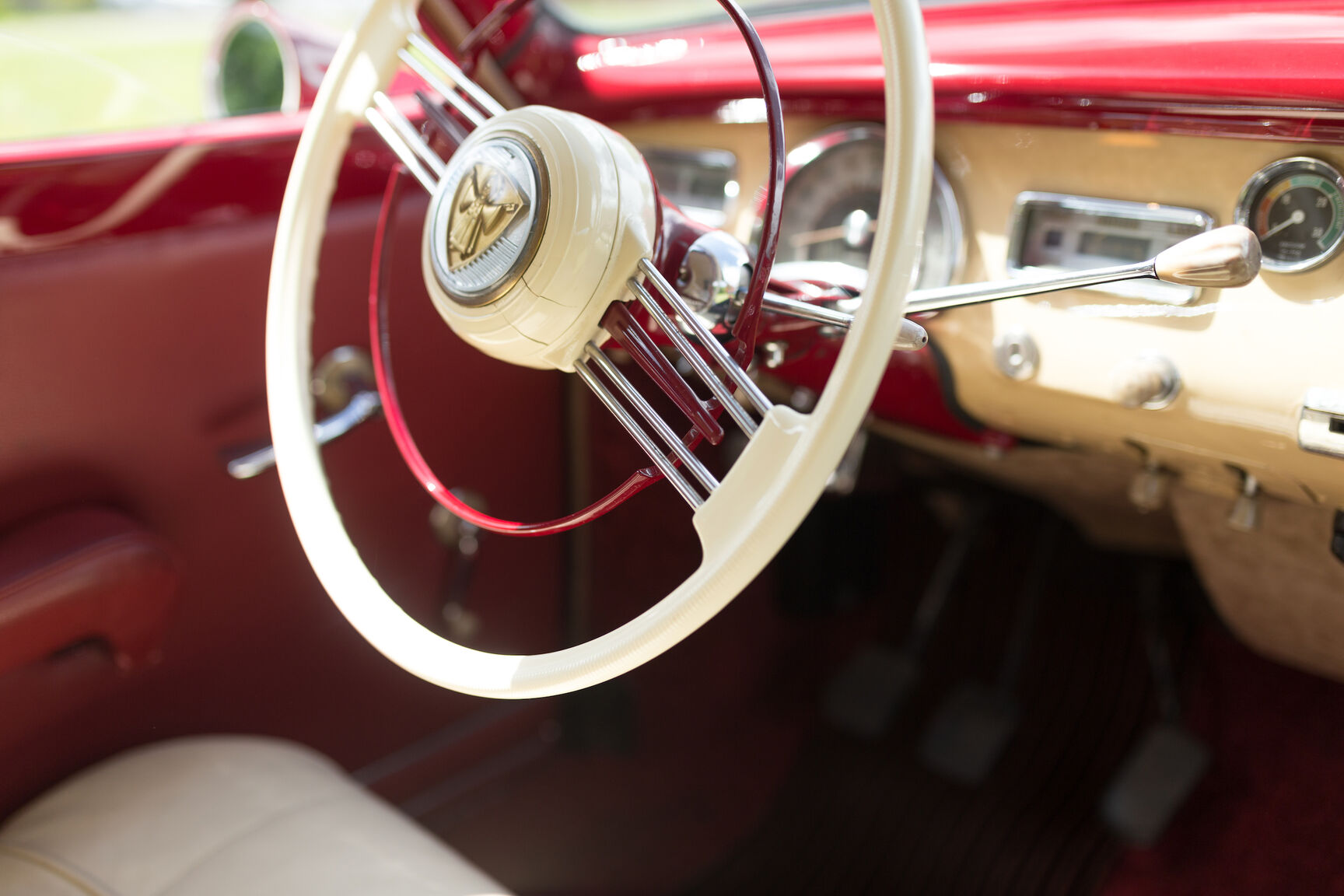 Interiörbild 1955 BMW 501 A Deluxe V8