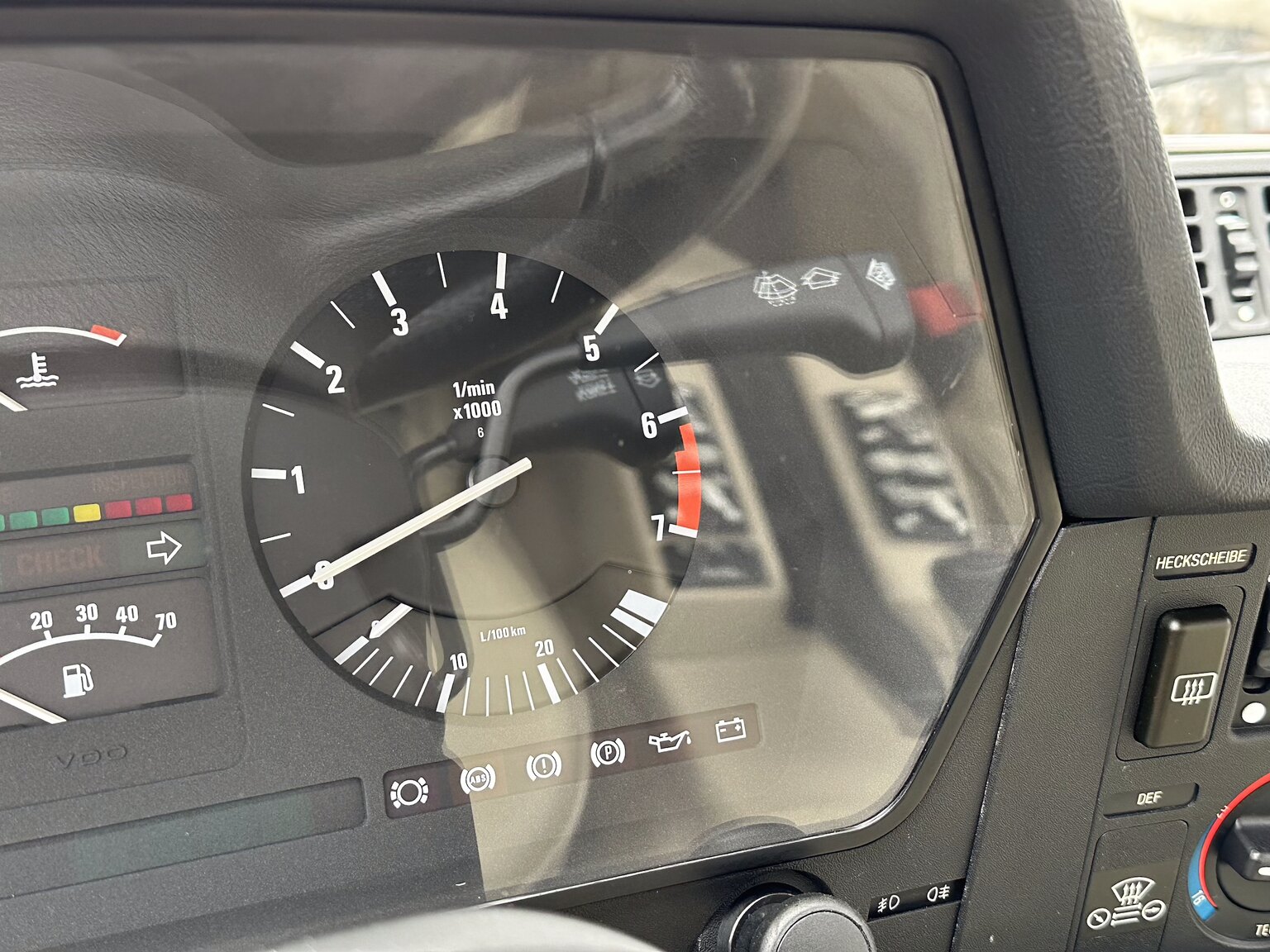 Interiörbild 1986 BMW 635CSi