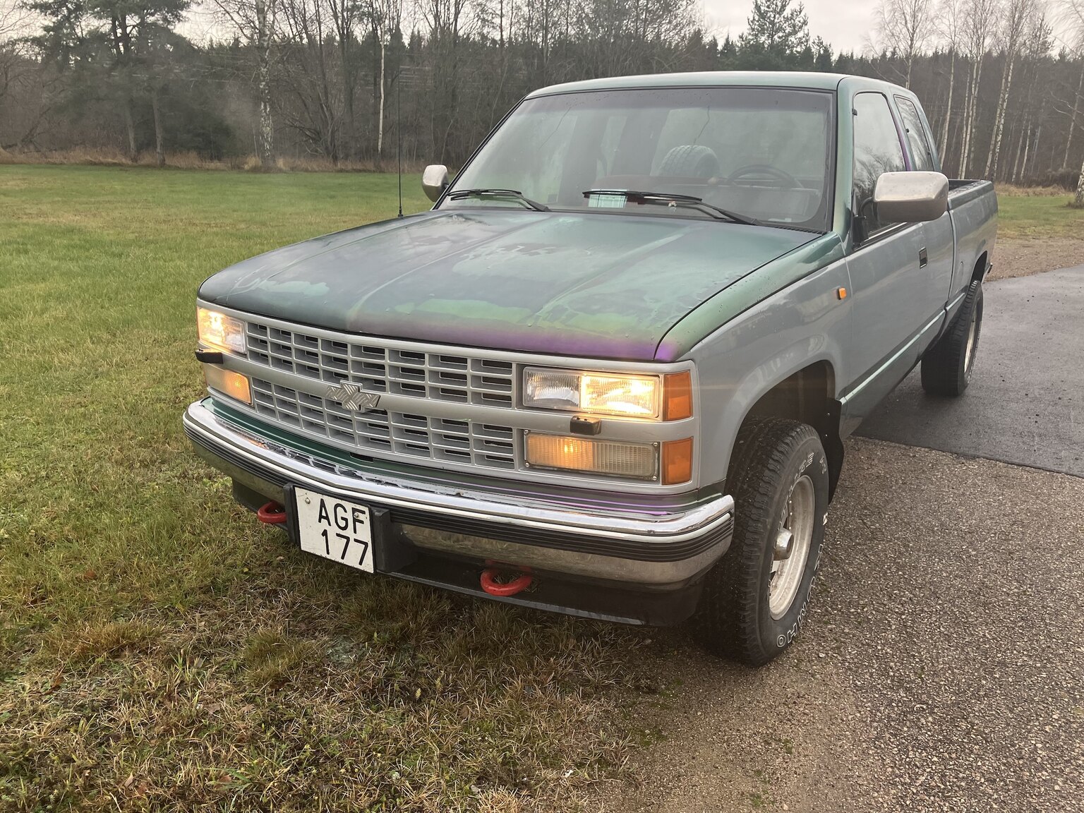 Exteriörbild på 1991 Chevrolet K2500 Extended Cab 5.7 V8 4WD Pickup