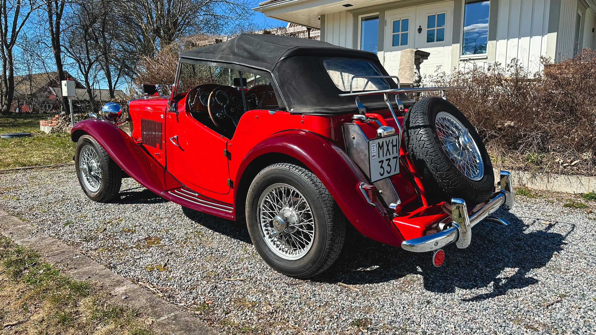 Aussenfoto 1951 MG TD MIDGET
