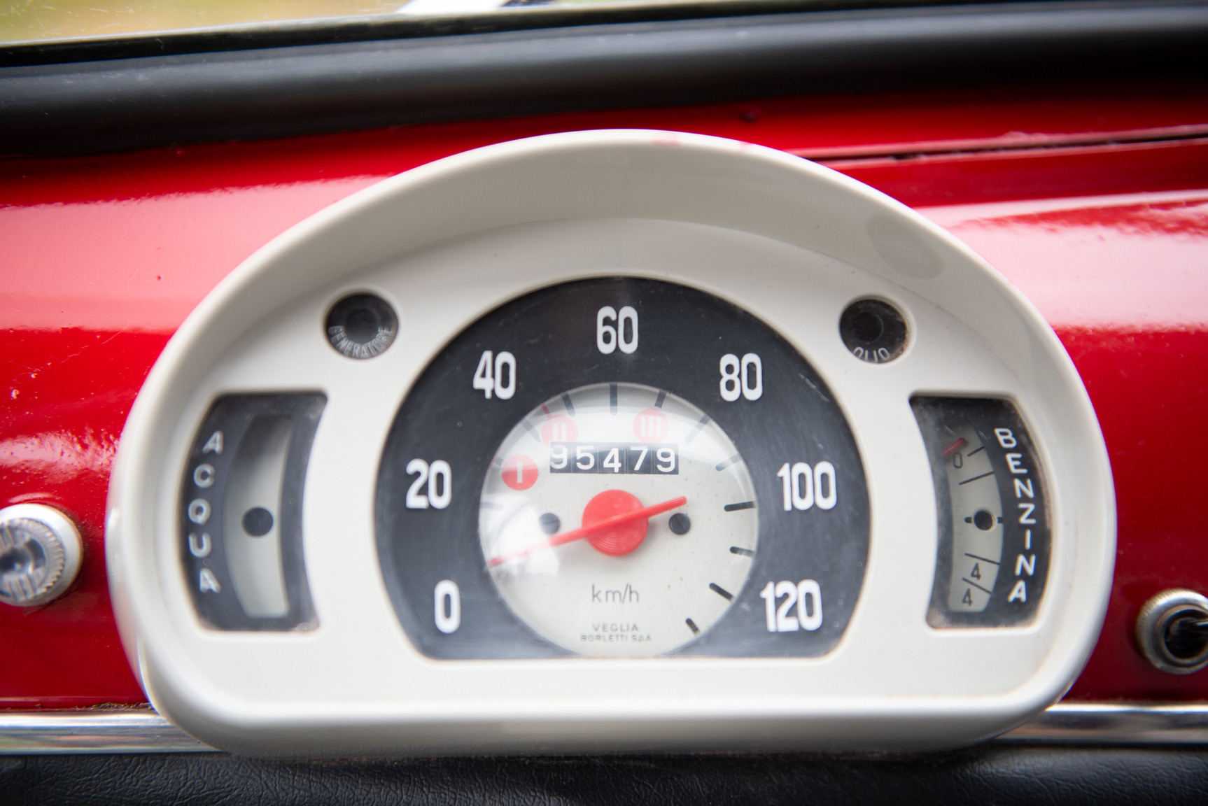 Interiörbild 1968 Fiat 600D