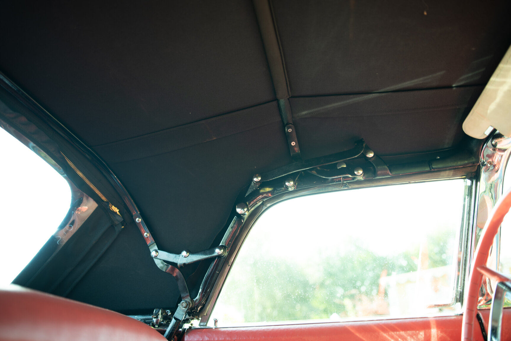Interiörbild 1956 Ford Thunderbird