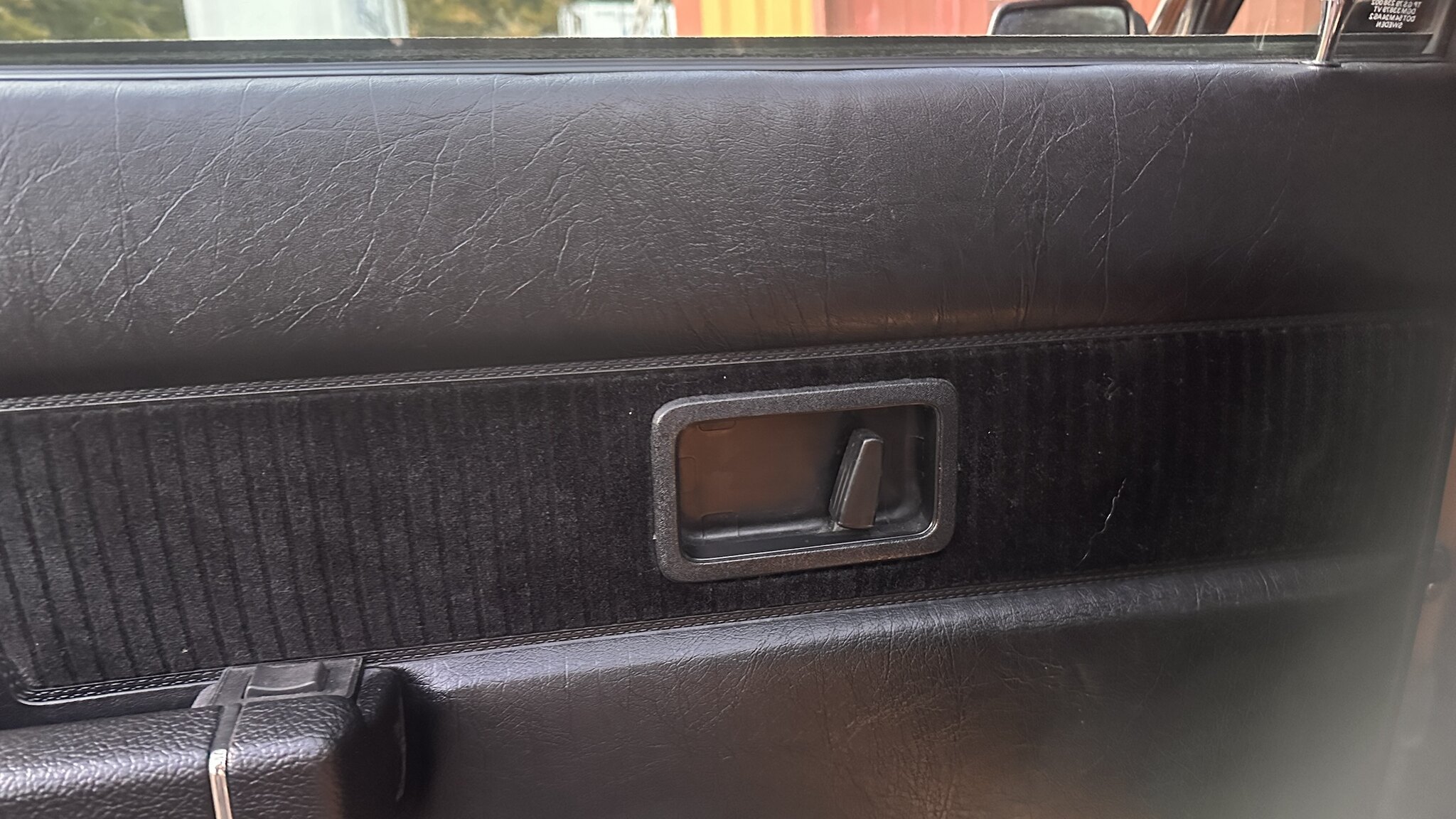 Interiörbild 1981 Volvo 244 GLE D6