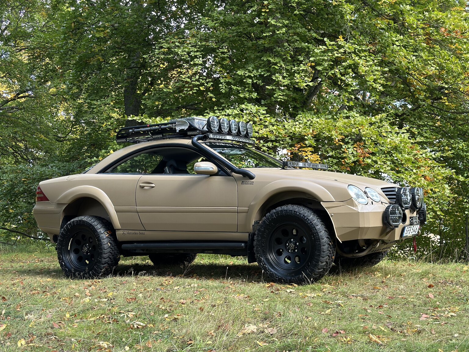 Exterior image of 2001 Mercedes-Benz CL600/ML 55 AMG