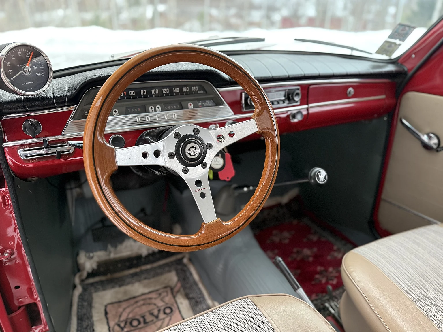 Interiörbild 1961 Volvo PV544C Sport (9)