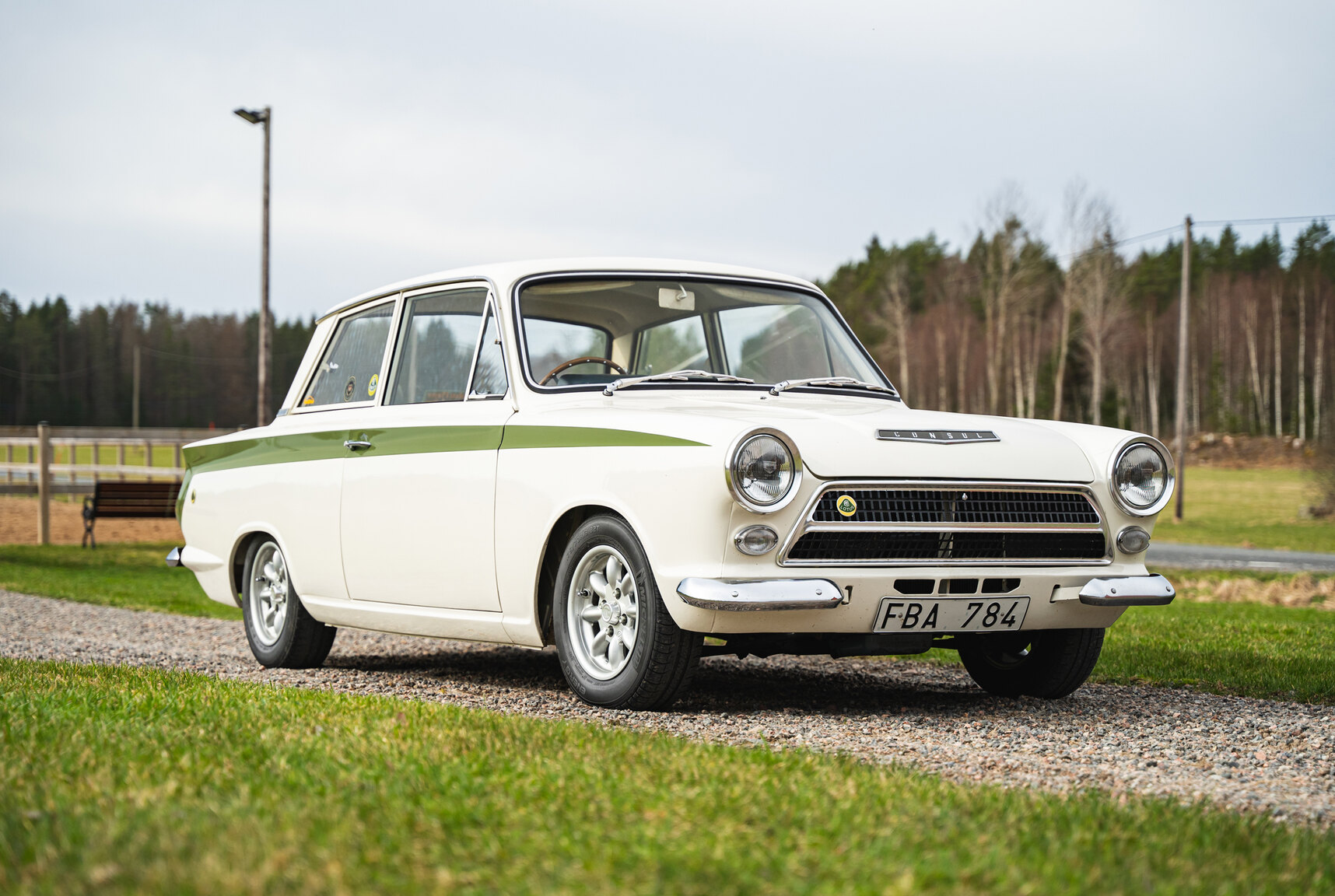 Exteriörbild på 1963 Ford Cortina Lotus