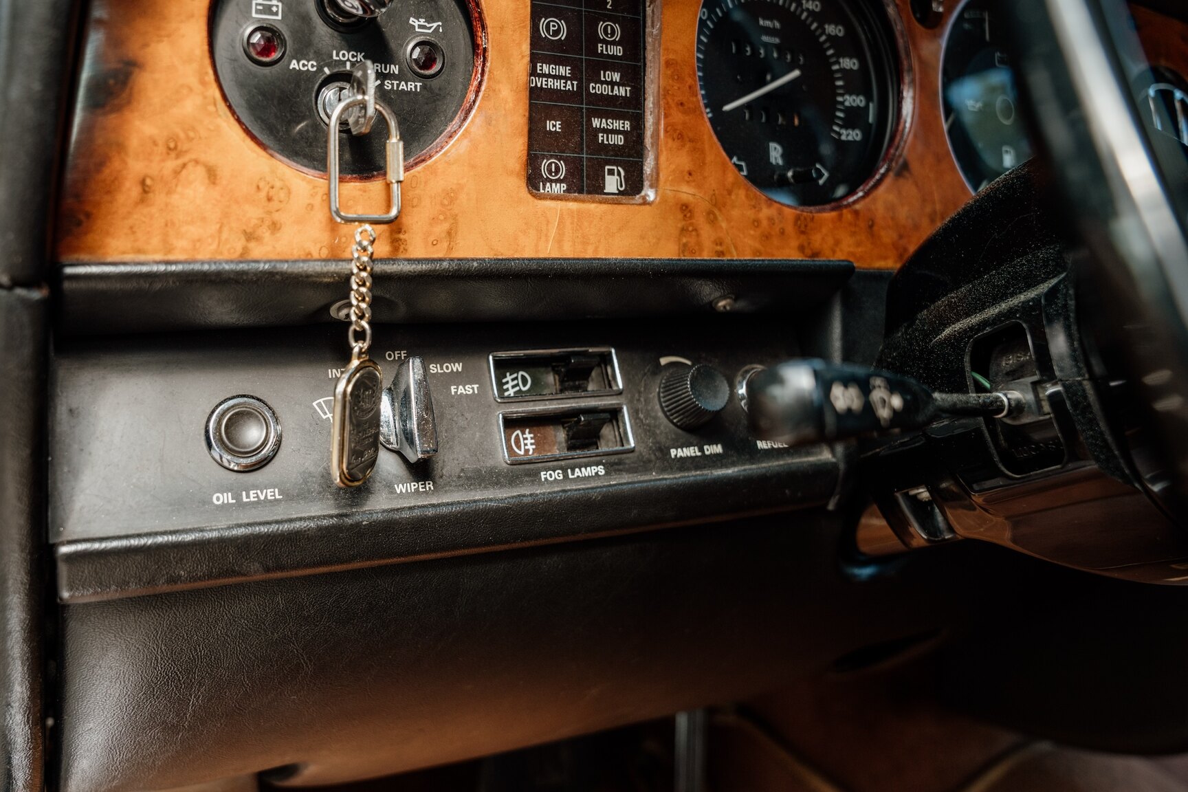 Innenraumfoto von 1982 Rolls Royce Silver Spirit