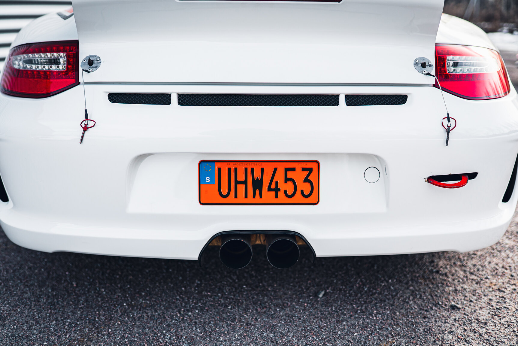 Exteriörbild på 2011 Porsche 911 GT3 Rally Car