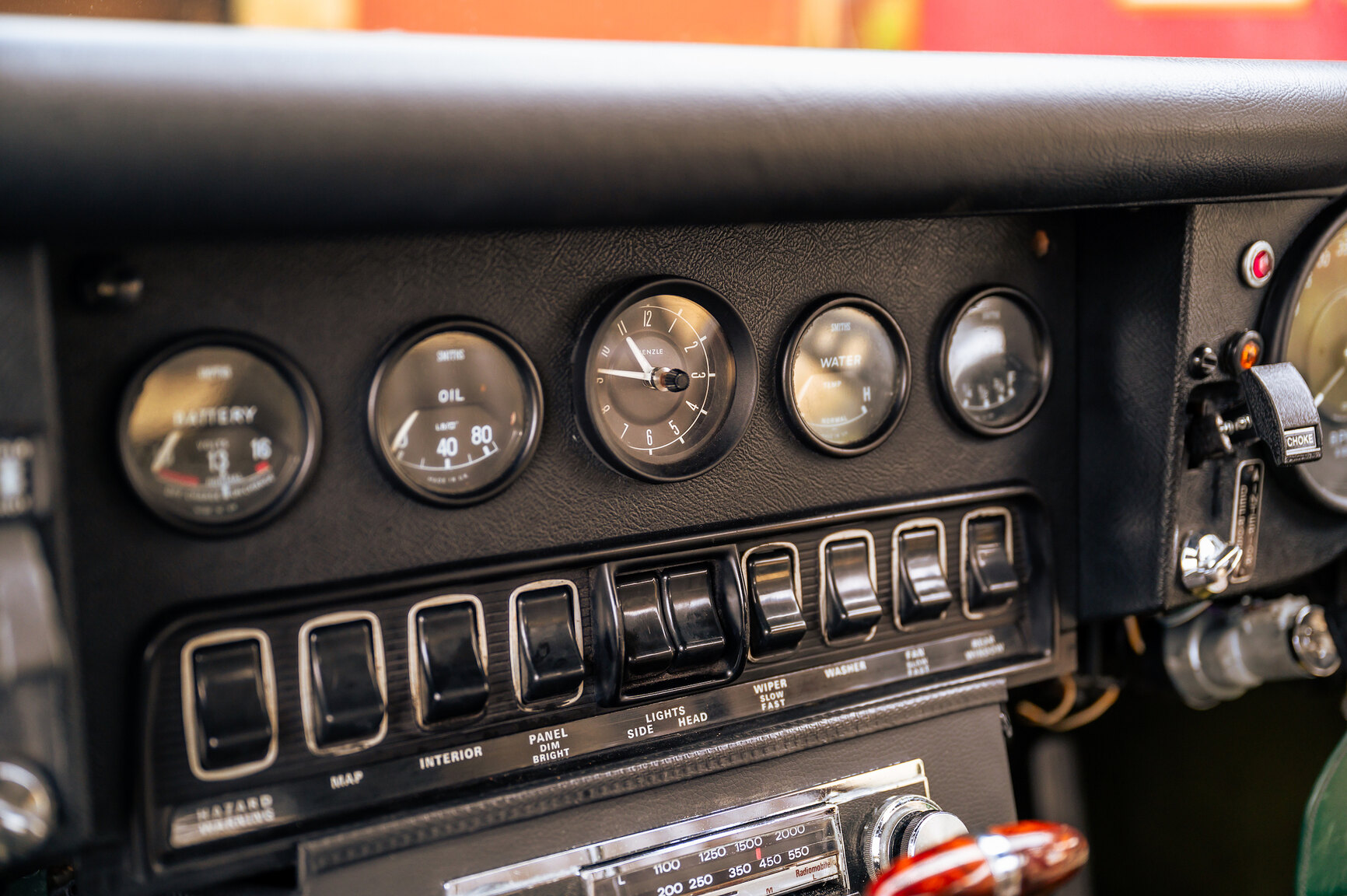 Interiörbild 1973 Jaguar E-Type V12
